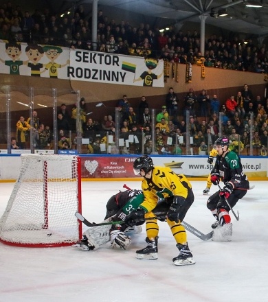 Skrót 7. meczu GKS Katowice - GKS Tychy [WIDEO]